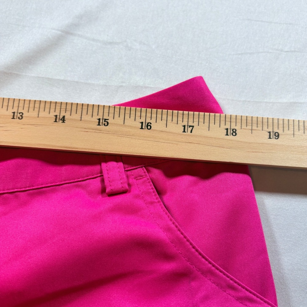 Adidas Climalite Golf Shorts Womens 12 Pink Performance Active Athletic Short - Picture 6 of 10